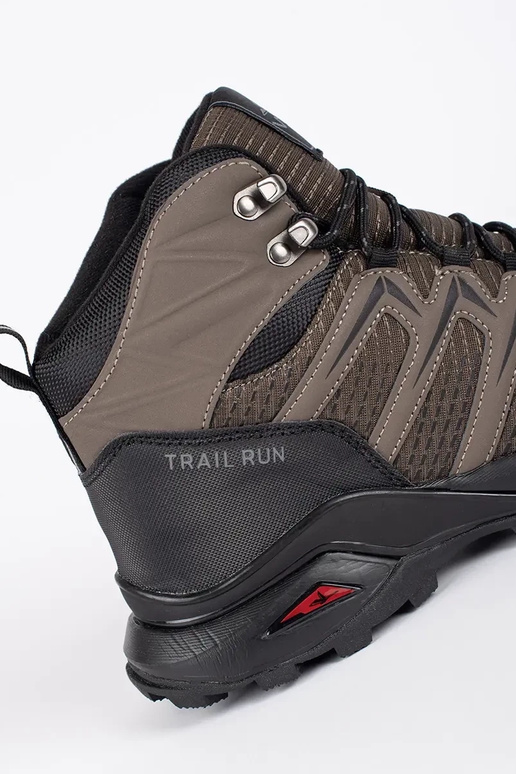 color marrón aislar caminatas zapatos...