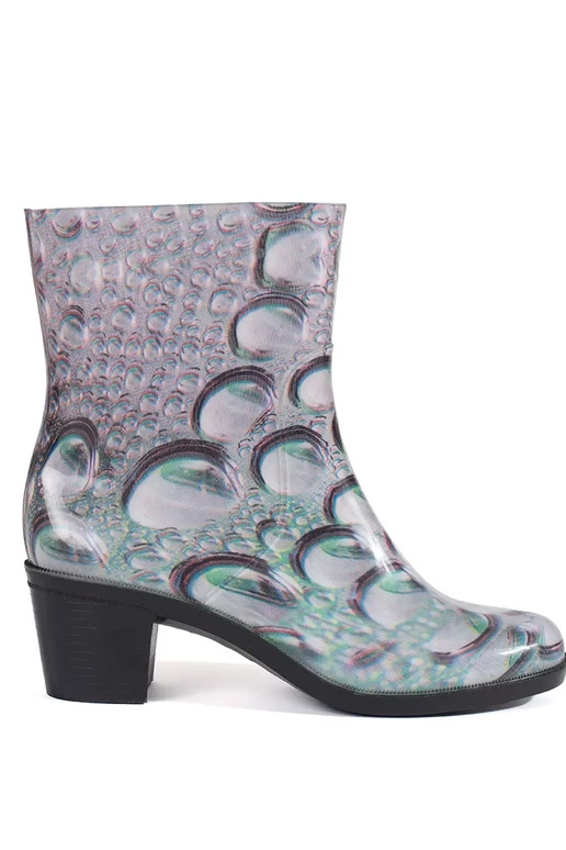 Botas de goma A krople en tacones altos