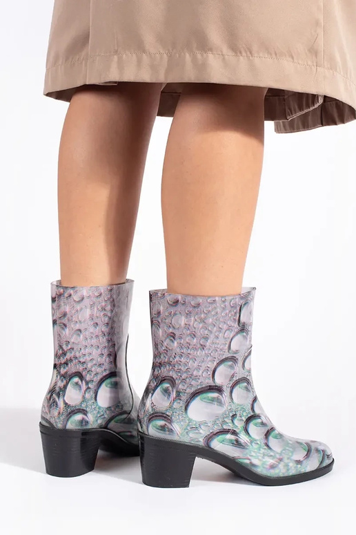 Botas de goma A krople en tacones altos