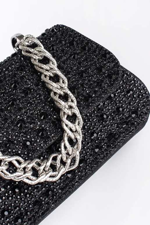 negro pequeño bolso A cekiny ze...