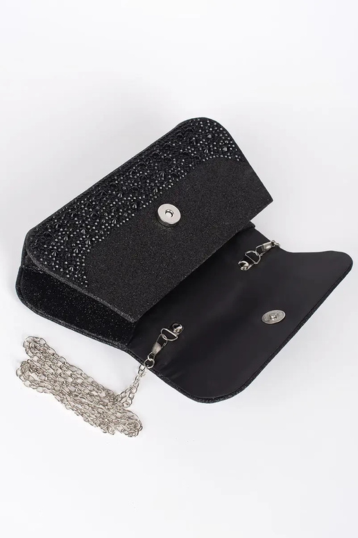 negro pequeño bolso A cekiny ze...