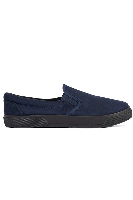Zapatos azules de cierre slip on