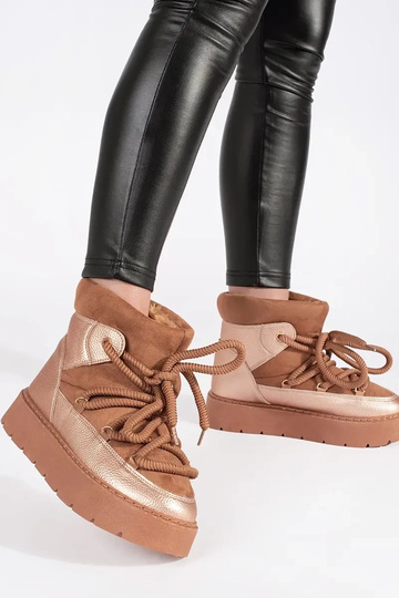 color marrón atado para... 2