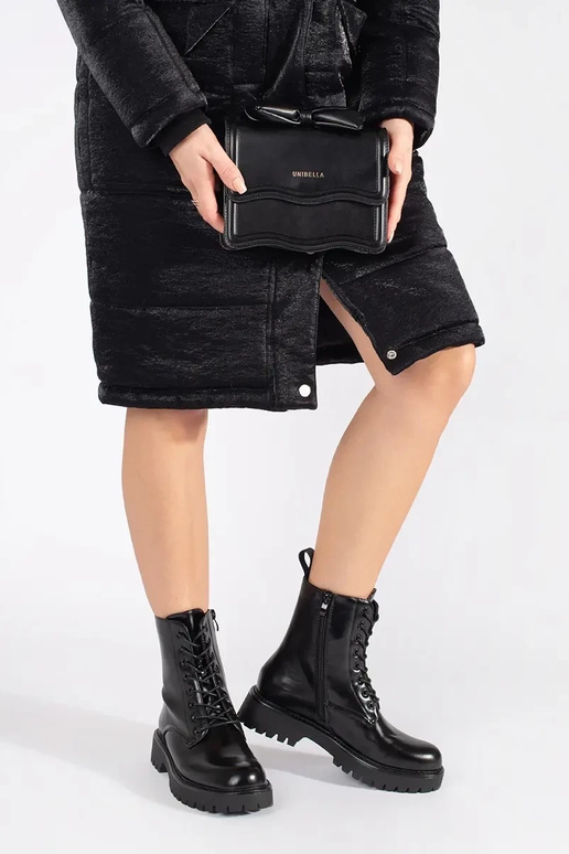 de color negro zapatos botas altas de...