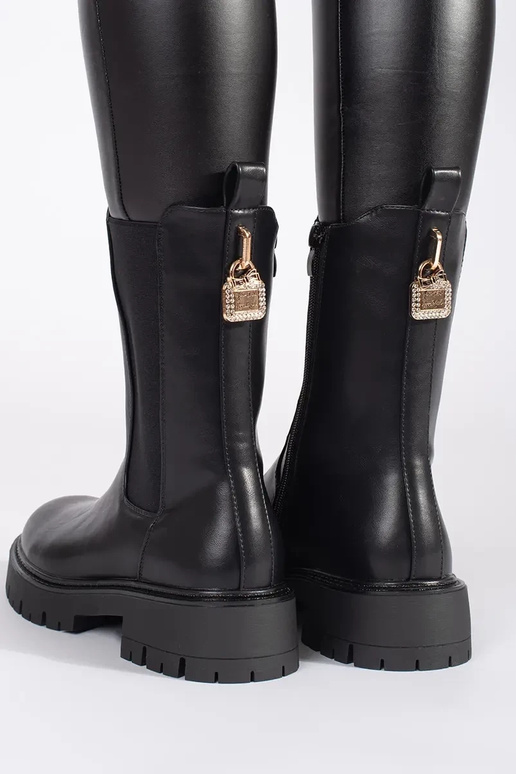 de color negro zapatos botas chelsea... de color negro zapatos botas chelsea...