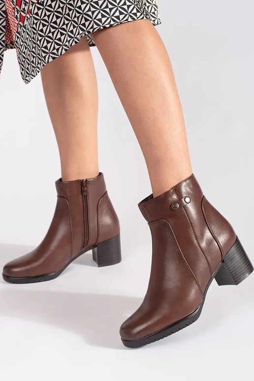 Zapatos marrones de tacón de Sergio...