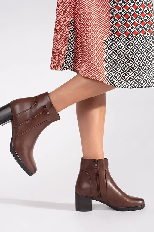 Zapatos marrones de tacón de Sergio...