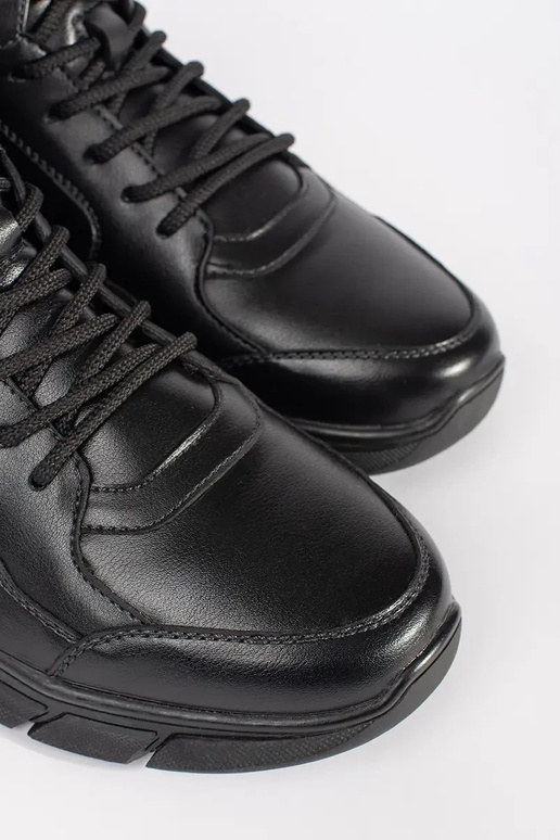 Botas altas para hombres de piel...