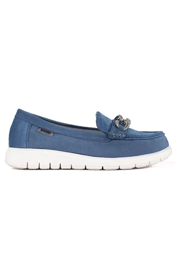 Mocasines de ante con...