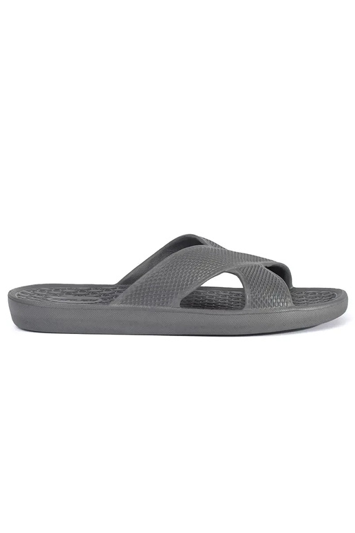 Chanclas de piscina para hombres grises