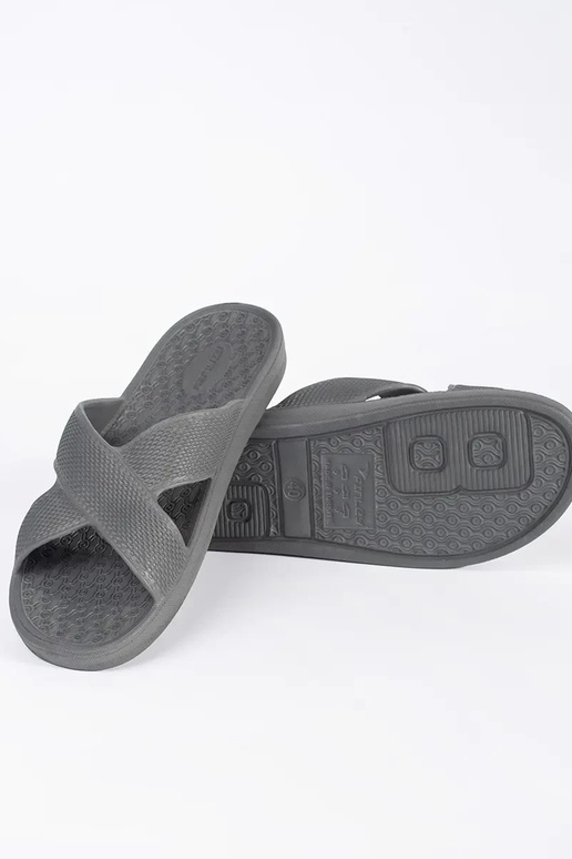Chanclas de piscina para hombres grises