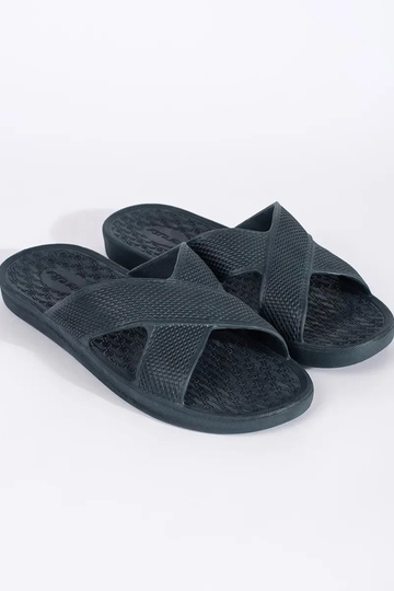 Chanclas de piscina azul... 2