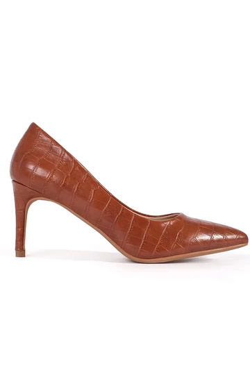 Tacones marrones
