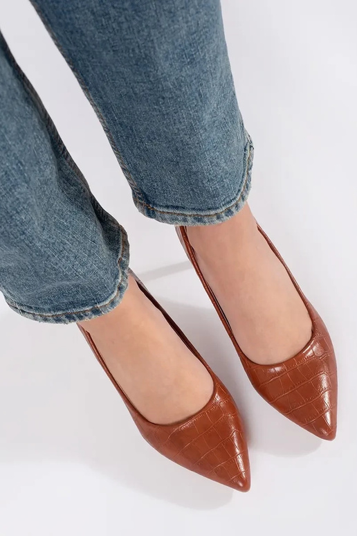Tacones marrones