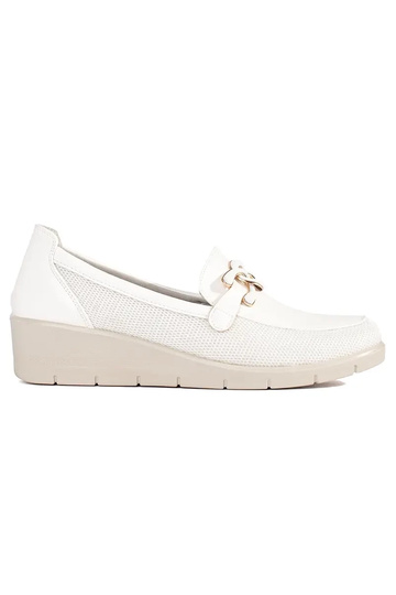 Zapatos bajos blancos con...