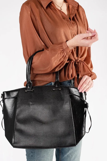 Bolso grande negro con... 2