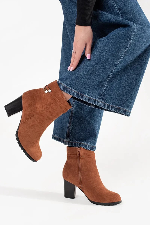 Botines marrones de ante Botines marrones de ante