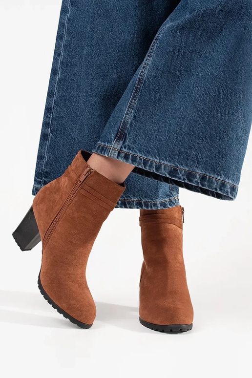 Botines marrones de ante Botines marrones de ante