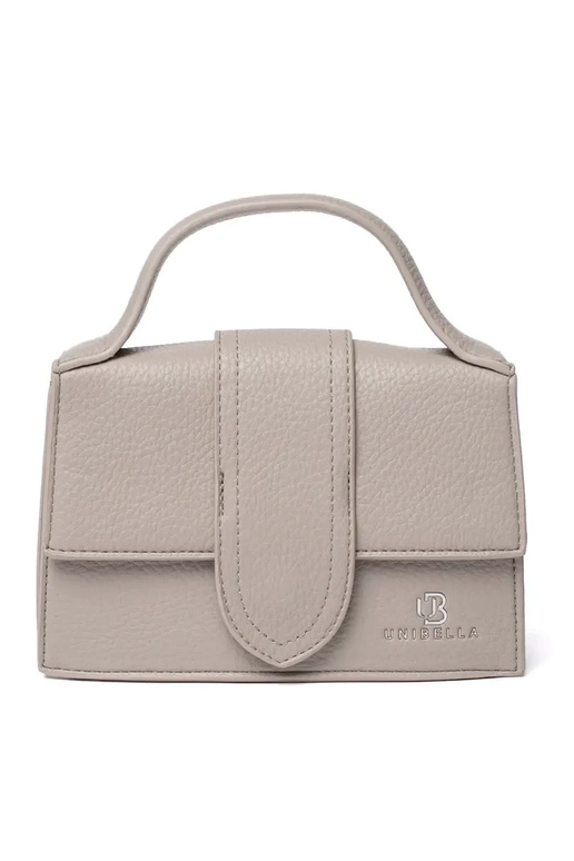 Bolso pequeño gris con asa