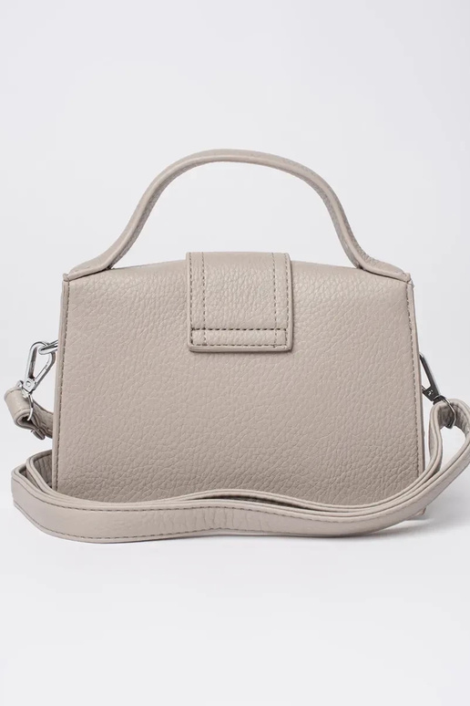 Bolso pequeño gris con asa