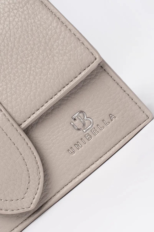 Bolso pequeño gris con asa