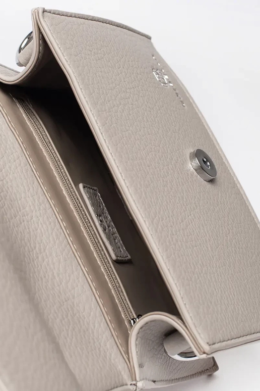 Bolso pequeño gris con asa