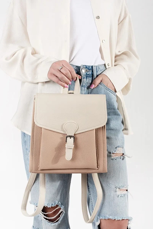 Mochila color marfil