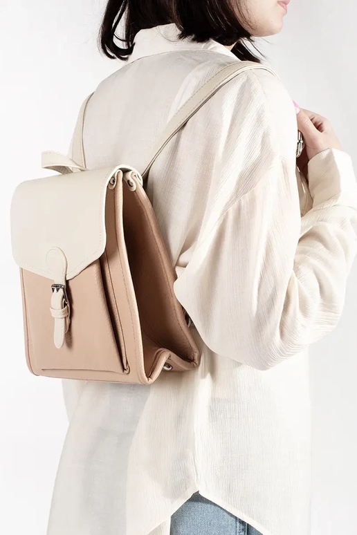 Mochila color marfil