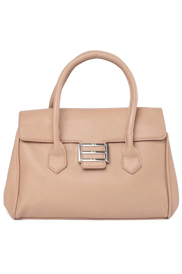 Bolso de mano color beige...