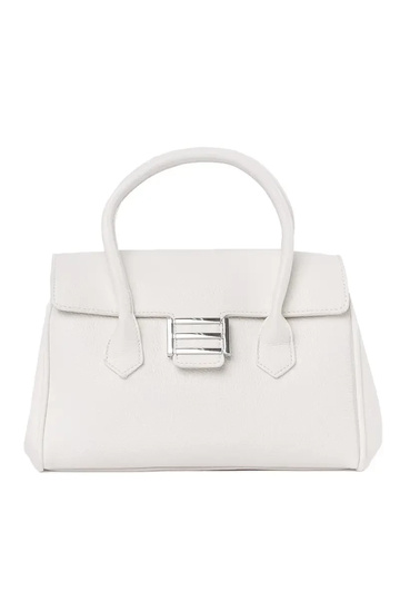 Bolso de mano color gris...