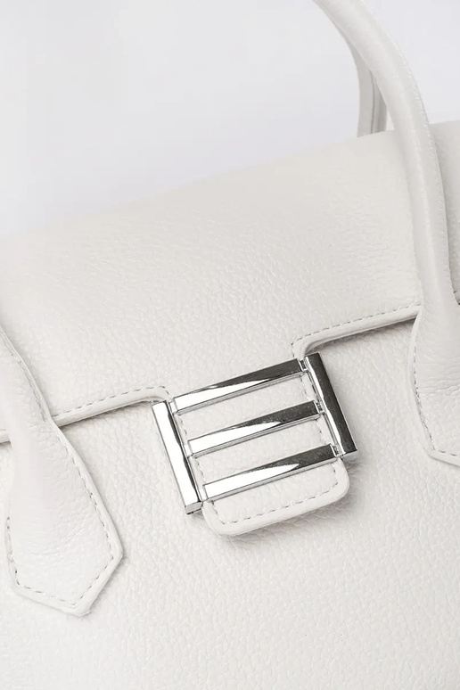 Bolso de mano color gris para mujer...