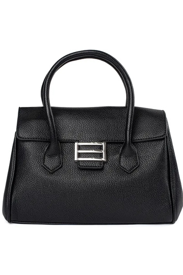 Bolso negro de mujer con tiras