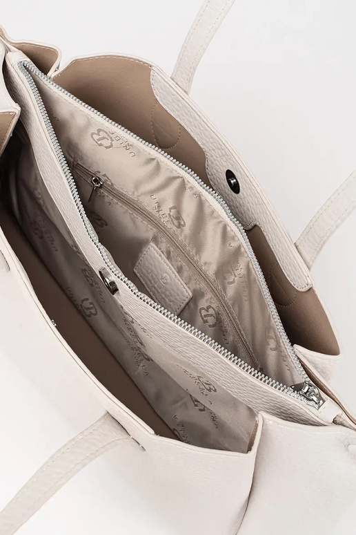 bolso shopper de eco cuero color menta