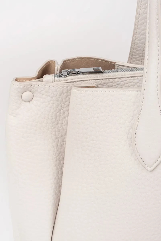 bolso shopper de eco cuero color menta