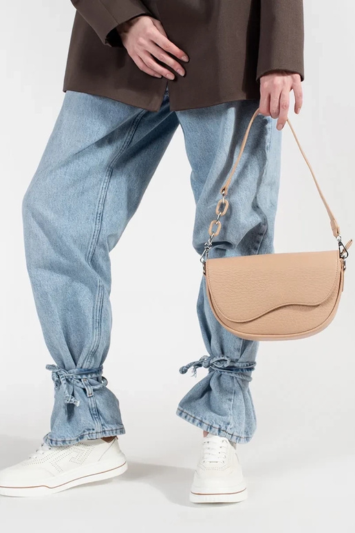 Bolso color marfil tipo nerka