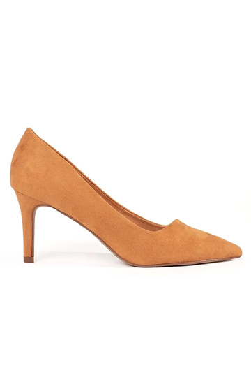 Tacones altos marrones