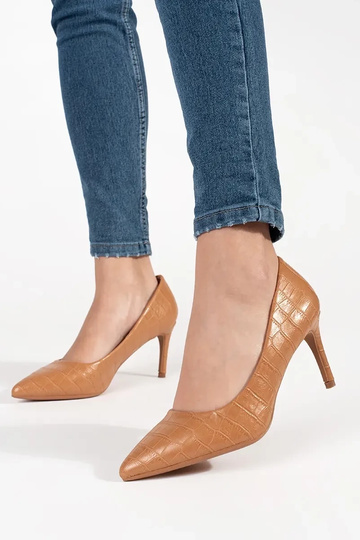 Tacones color arena 2