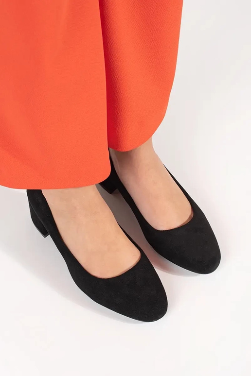 Tacones negros de gamuza Sergio Leone Tacones negros de gamuza Sergio Leone