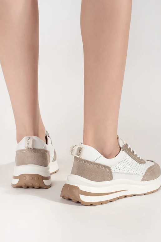 Zapatillas deportivas de cuero... Zapatillas deportivas de cuero...