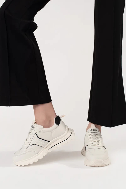 Zapatillas deportivas de piel en... Zapatillas deportivas de piel en...