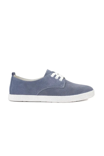 Zapatillas caladas azules...