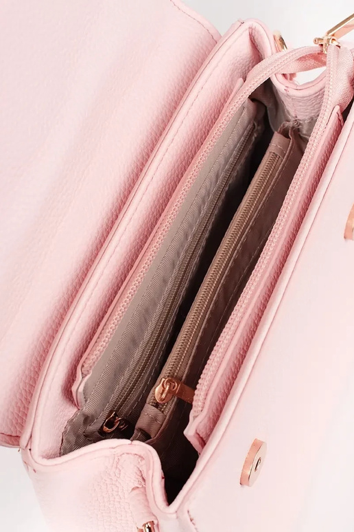 Bolso pequeño rosa brillante con...