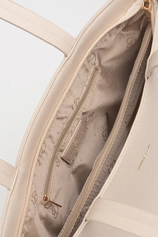 Gran bolso shopper color arena con...