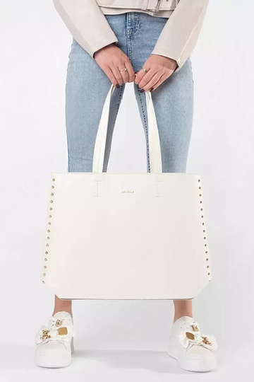 Gran bolso shopper blanco... 2