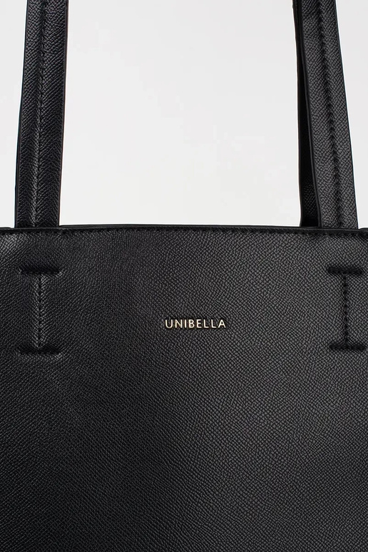 Gran bolso shopper negro con tachuelas