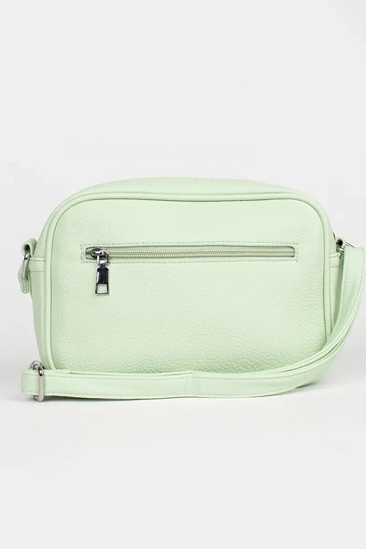 Pequeño bolso verde con compartimentos