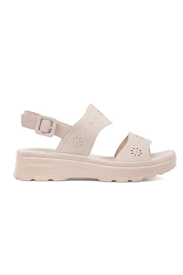 Sandalias color marfil con...
