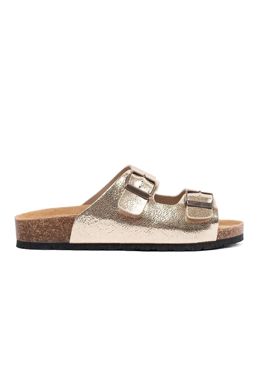 Chanclas planas color dorado Chanclas planas color dorado
