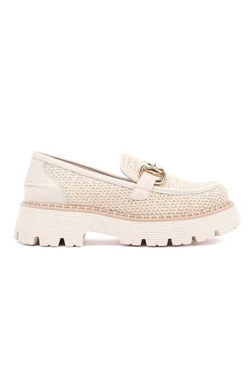 Mocasines color arena con...