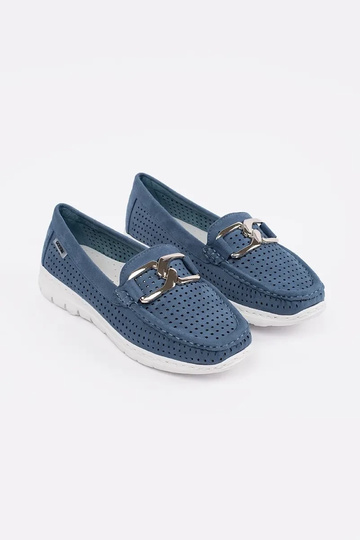 Mocasines azul con cadena... 2
